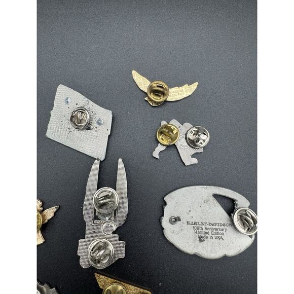 Lot Of 12 Vintage Harley Davidson & Biker Bike Week Pins Enamel See Photos - Picture 12 of 15